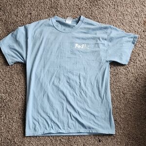 Dex Light Blue Men's Tee With FEDEX GROUND